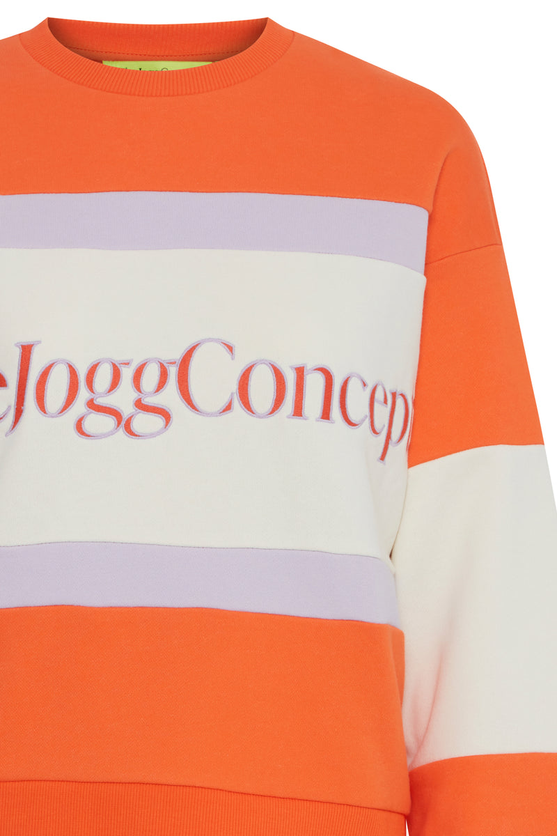 The Jogg Concept JcSaki Flame Mix Colourblock Sweatshirt, 22800442