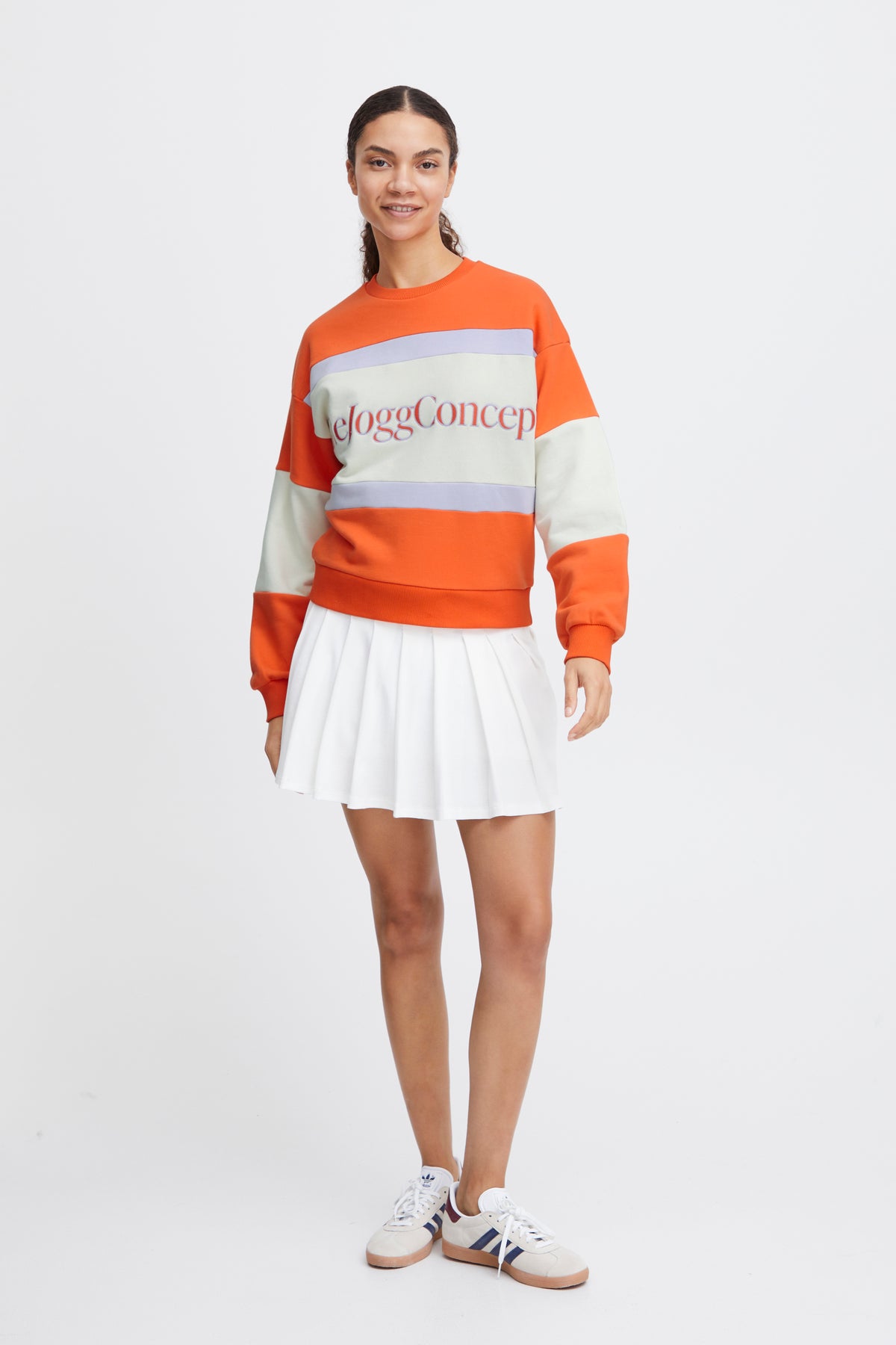 The Jogg Concept JcSaki Flame Mix Colourblock Sweatshirt, 22800442