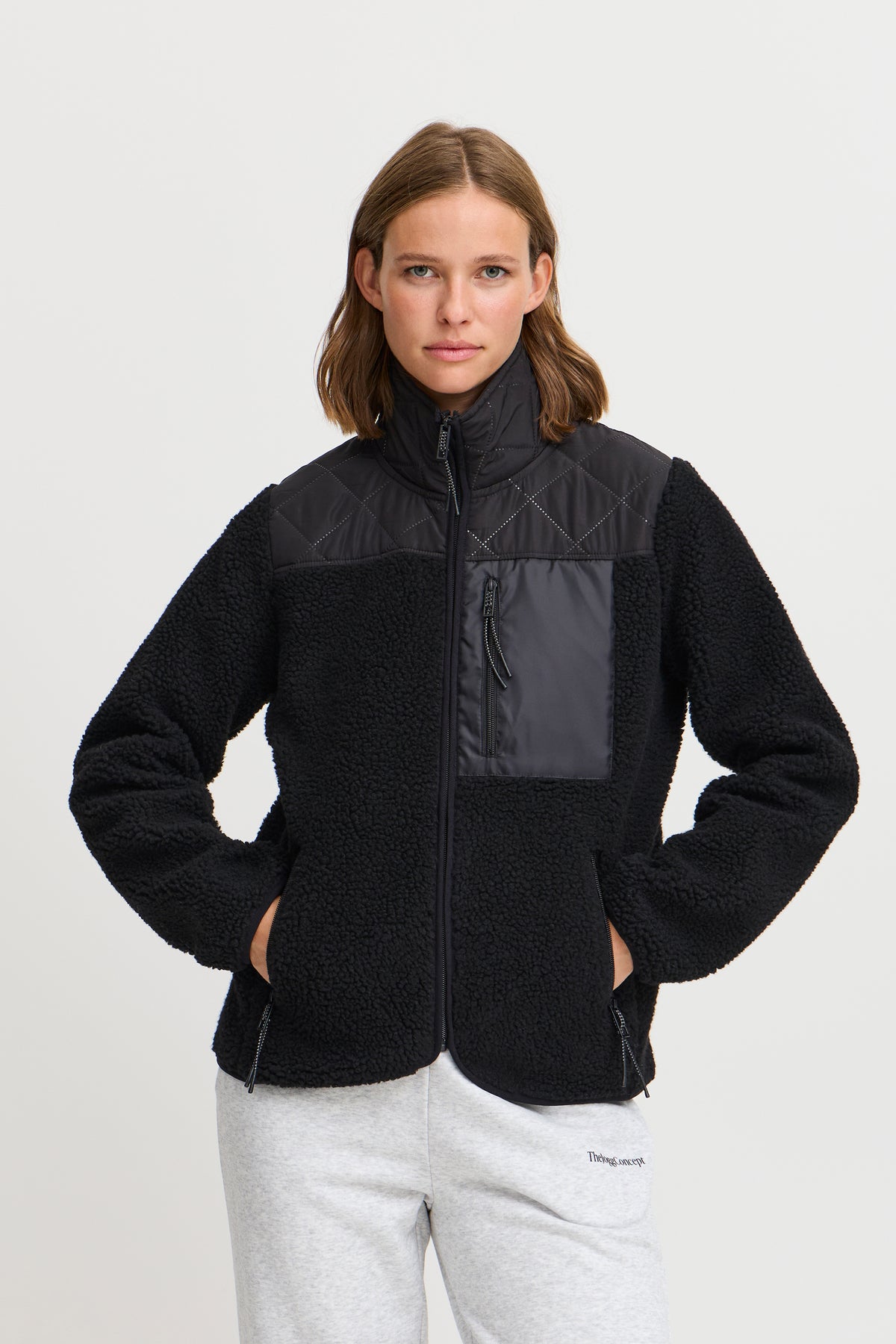 The Jogg Concept JCBerri Black Teddy Jacket