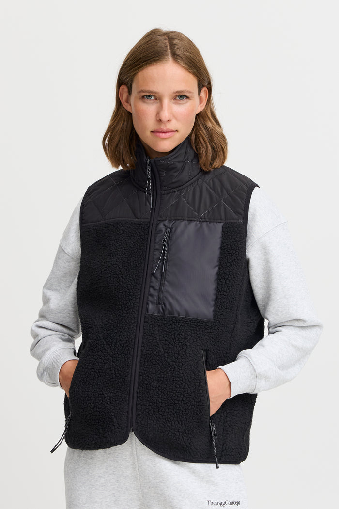 The Jogg Concept JCBerri Black Teddy Gilet