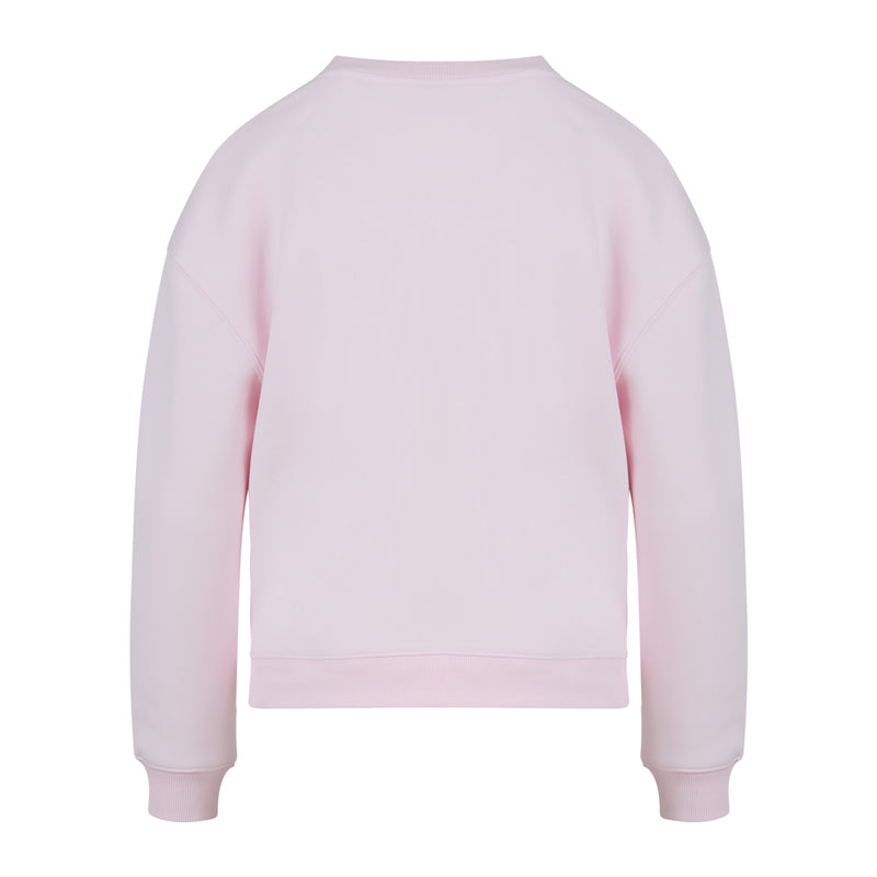 Coster Copenhagen Powder Rose Pink Logo Supersoft Fleece Lined Sweatshirt, 244-1107