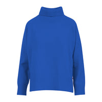 Coster Copenhagen Cobalt Blue Cowl Neck Longline Knit, 244-2418 