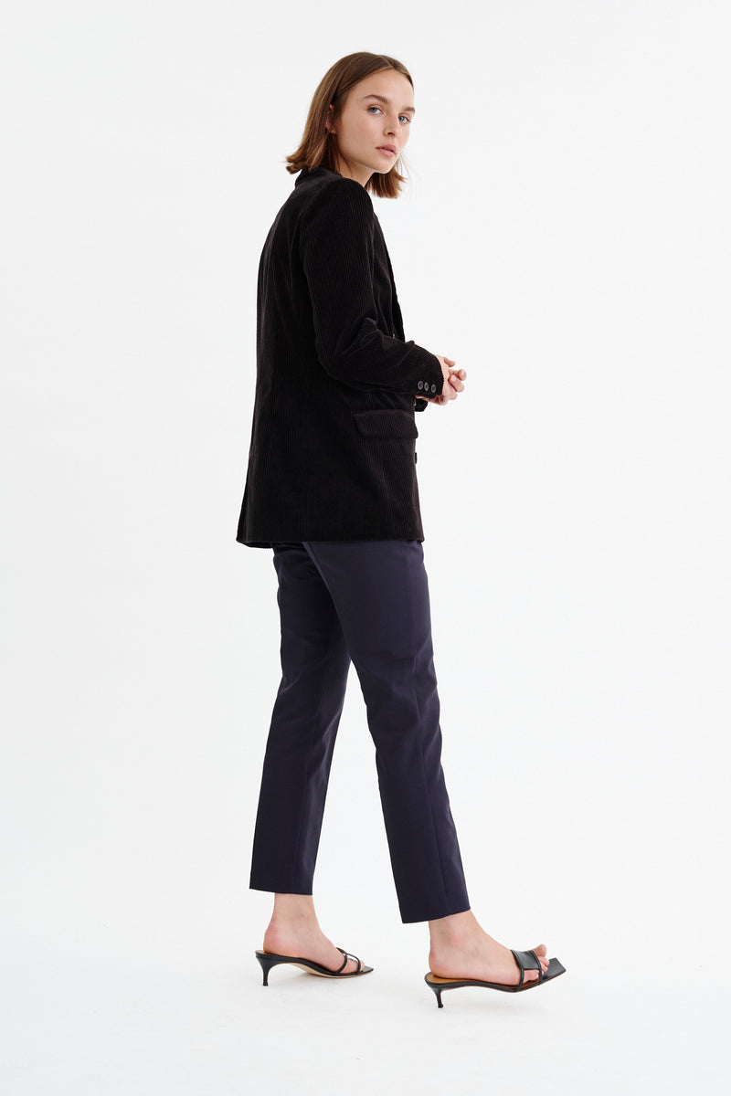 InWear Marine Blue Navy Zella Trousers, 30103749