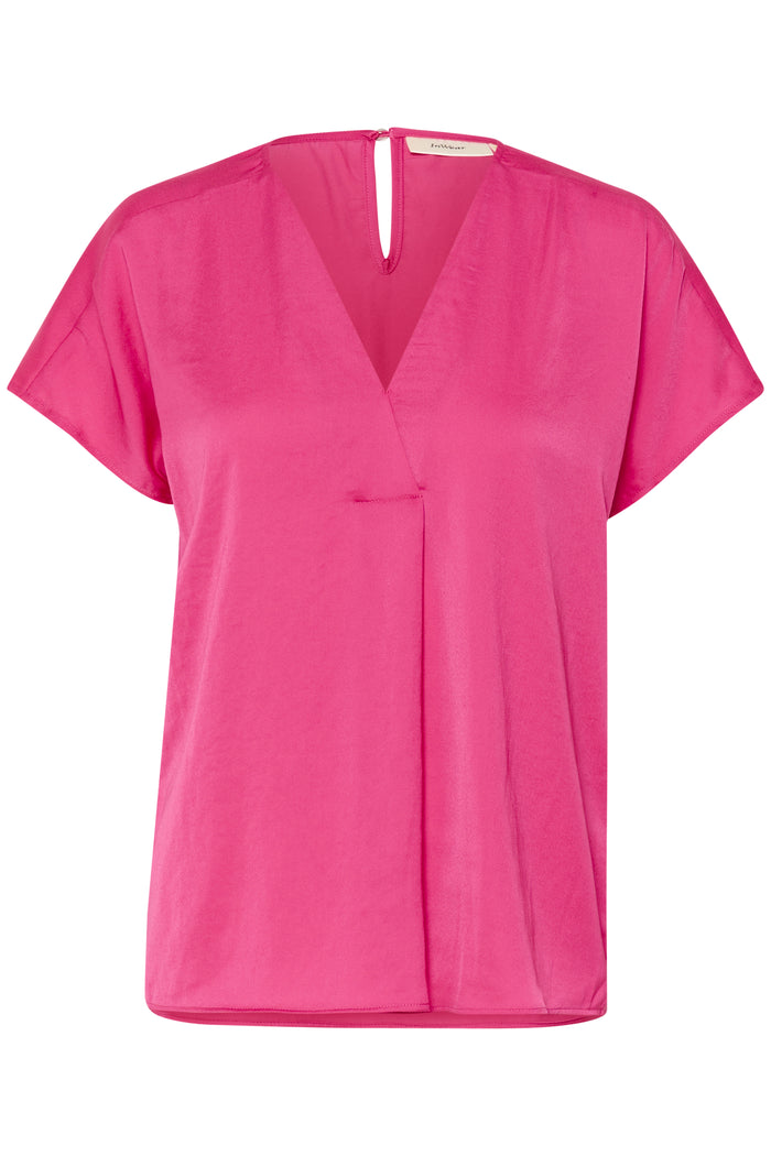 InWear Rinda Pure Pink V-Neck Top