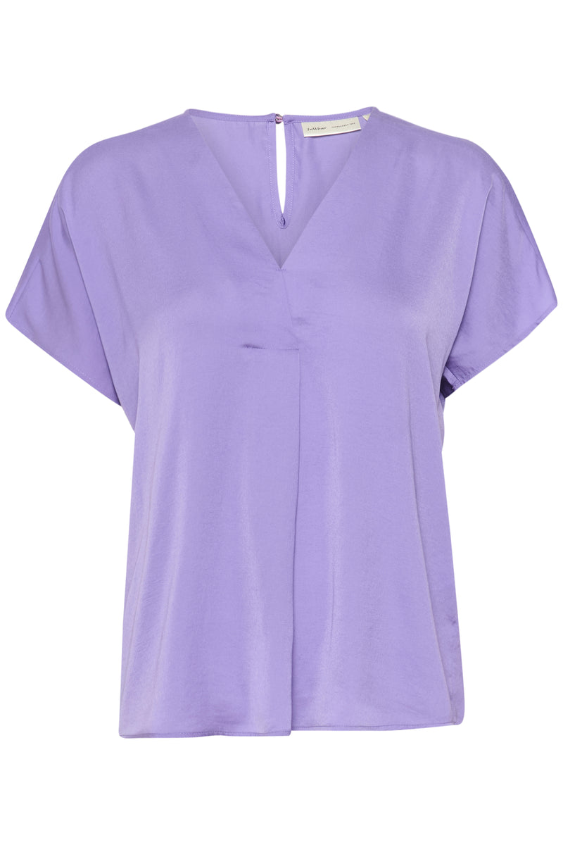 InWear Rinda Dahlia Purple V-Neck Top, 30105188