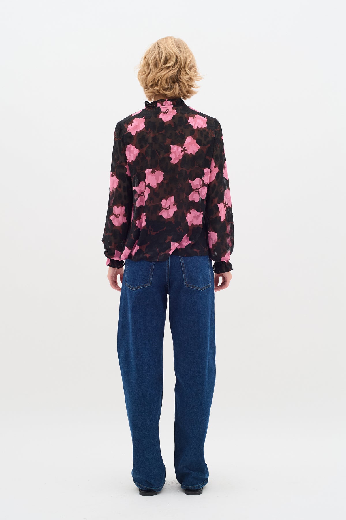 InWear Basira Cashmere Pink Flower Printed Blouse, 30106960