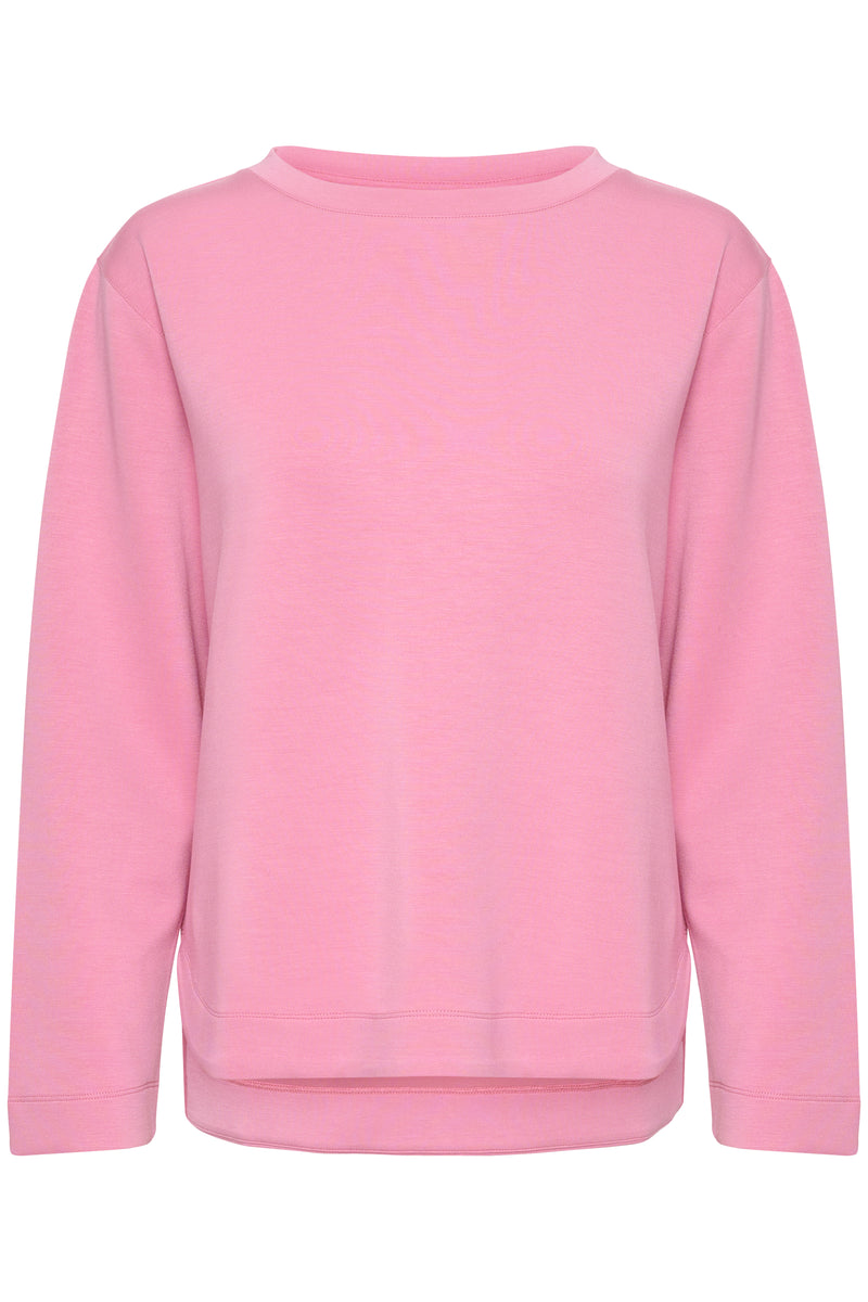 InWear Gincent Cashmere Rose Modal Supersoft Dipped Hem Sweatshirt, 30108654