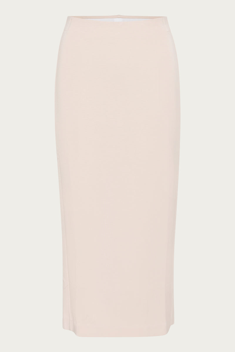 InWear Aida Haze Cream Modal Ankle Length Tube Skirt