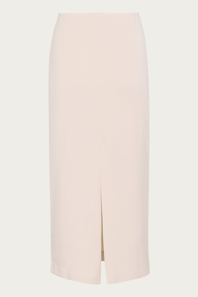 InWear Aida Haze Cream Modal Ankle Length Tube Skirt