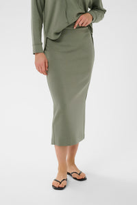 InWear Aida Mulled Basil Modal Ankle Length Tube Skirt, 30109092