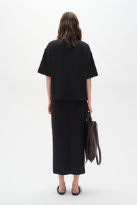 InWear Pannie Black Oversized Modal T-Shirt, 30109225