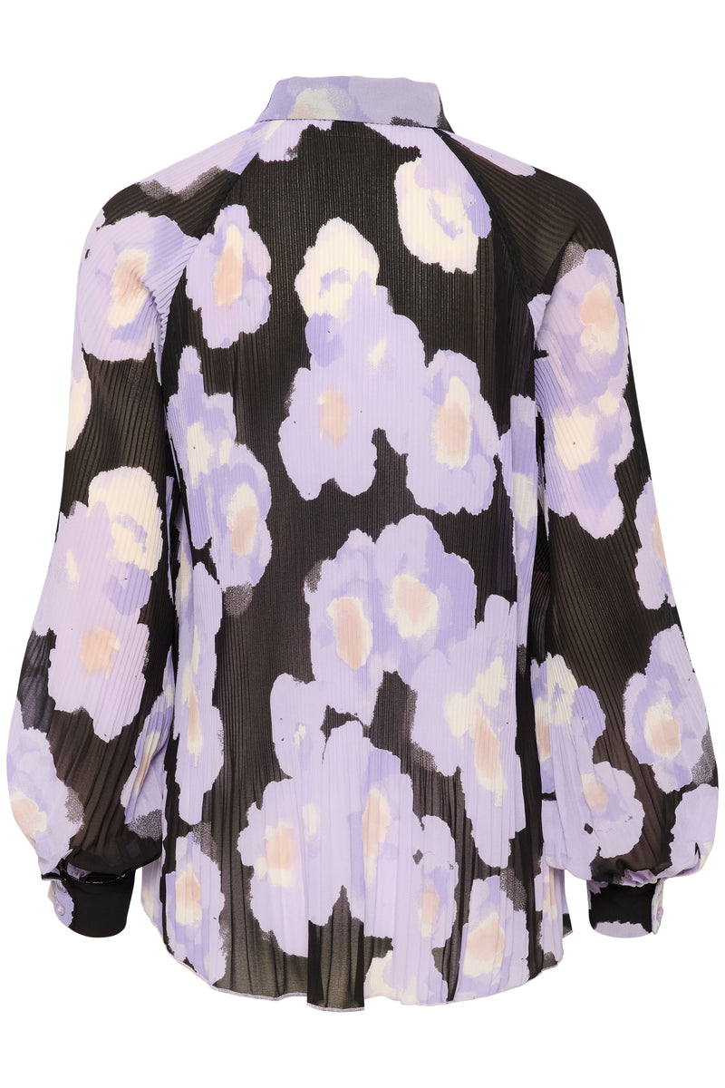 InWear Hendra Lavender Poetic Flower Oversized Shirt, 30109399