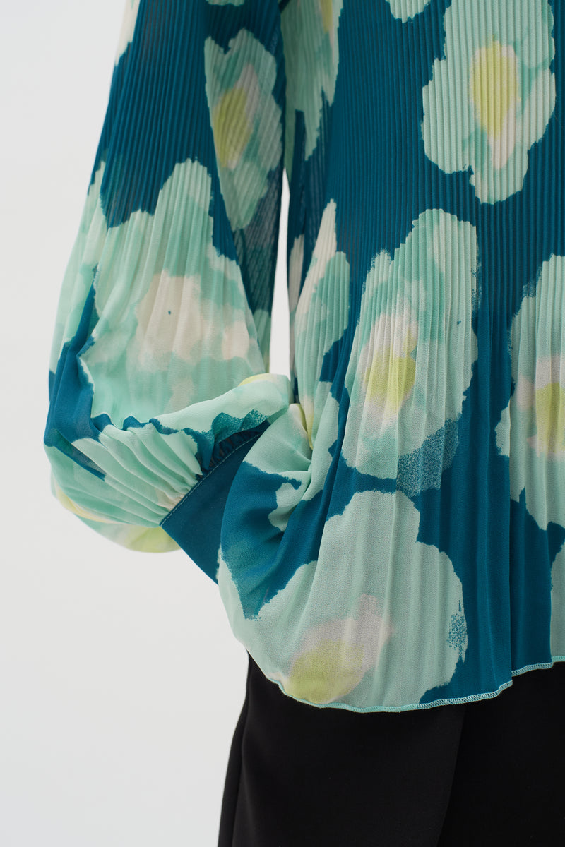 InWear Hendra Green Poetic Flower Oversized Shirt