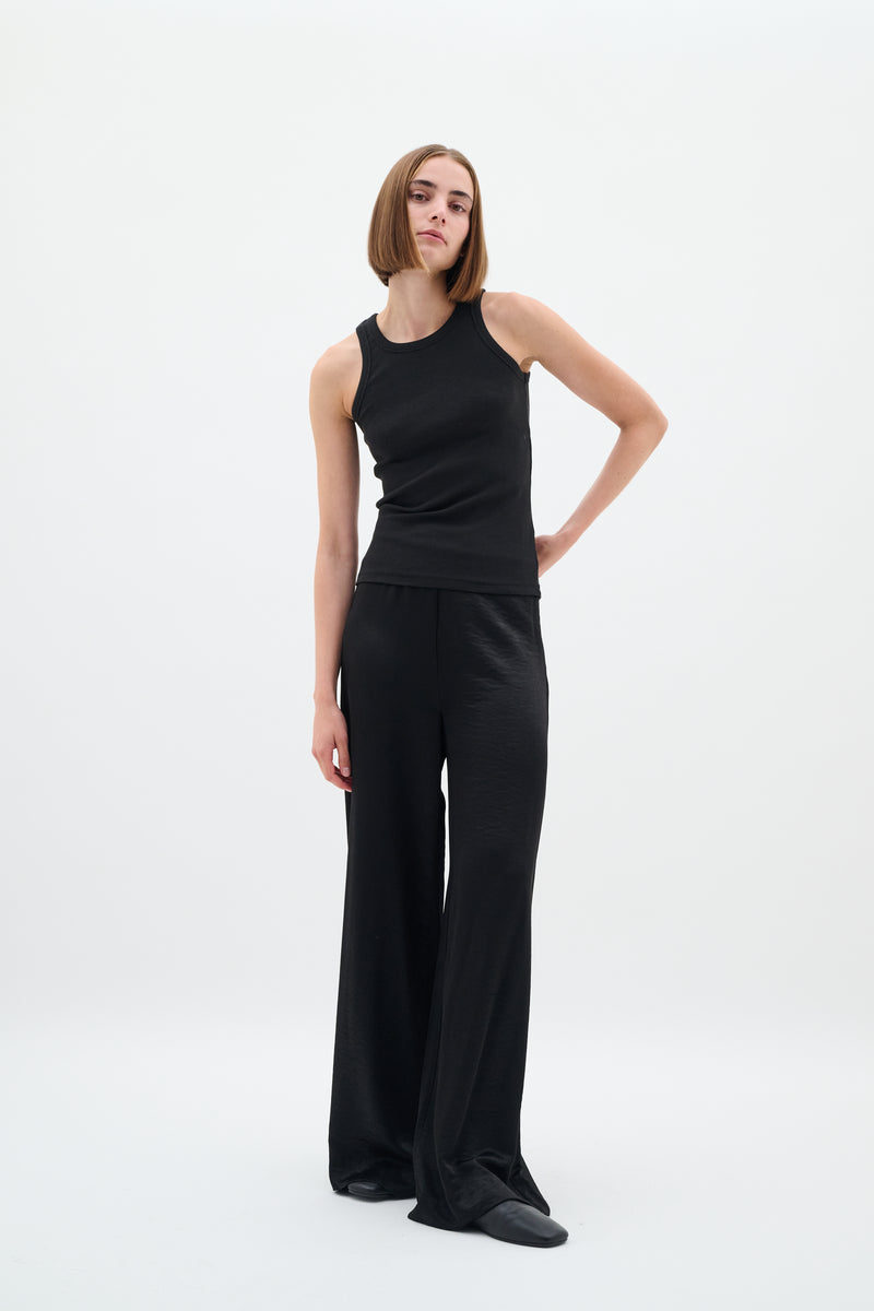 InWear Didra Black Wide Leg Palazzo Trouser