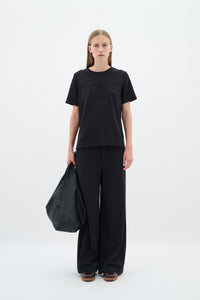 InWear Gincette Black Modal Wide Leg Joggers