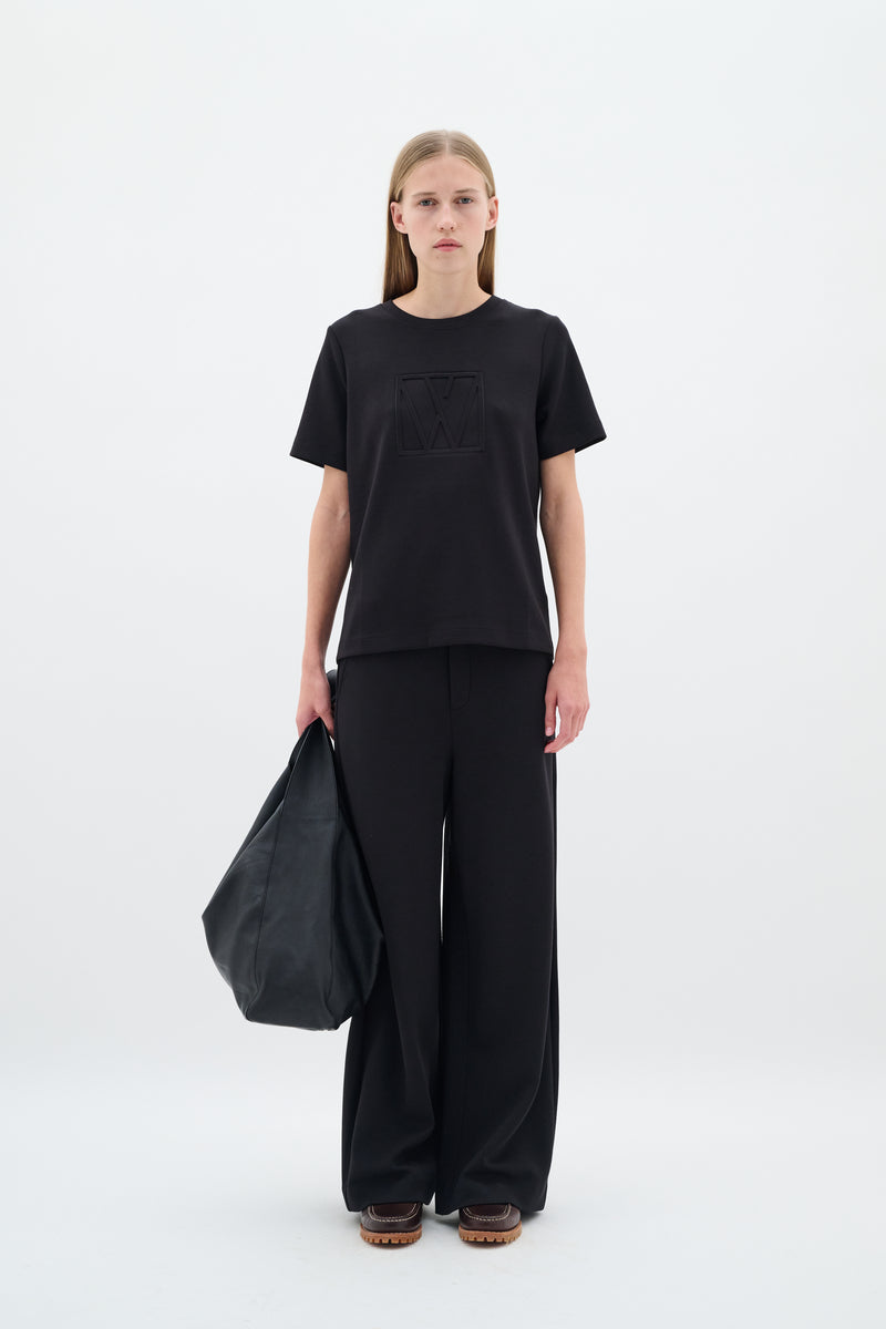 InWear Gincette Black Modal Wide Leg Joggers
