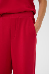 InWear Gincent True Red Modal Wide Leg Joggers