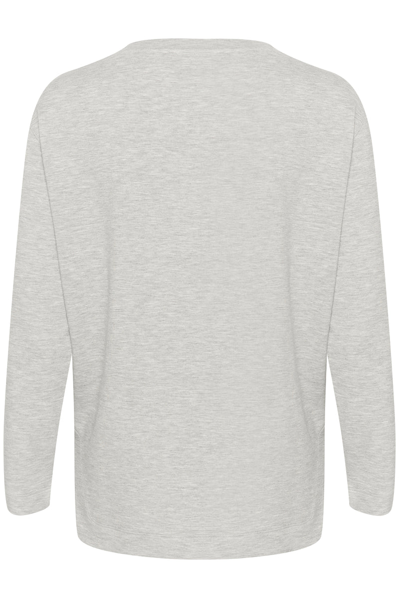 InWear Gincent Granite Melange Modal Supersoft Dipped Hem Sweatshirt, 30109922