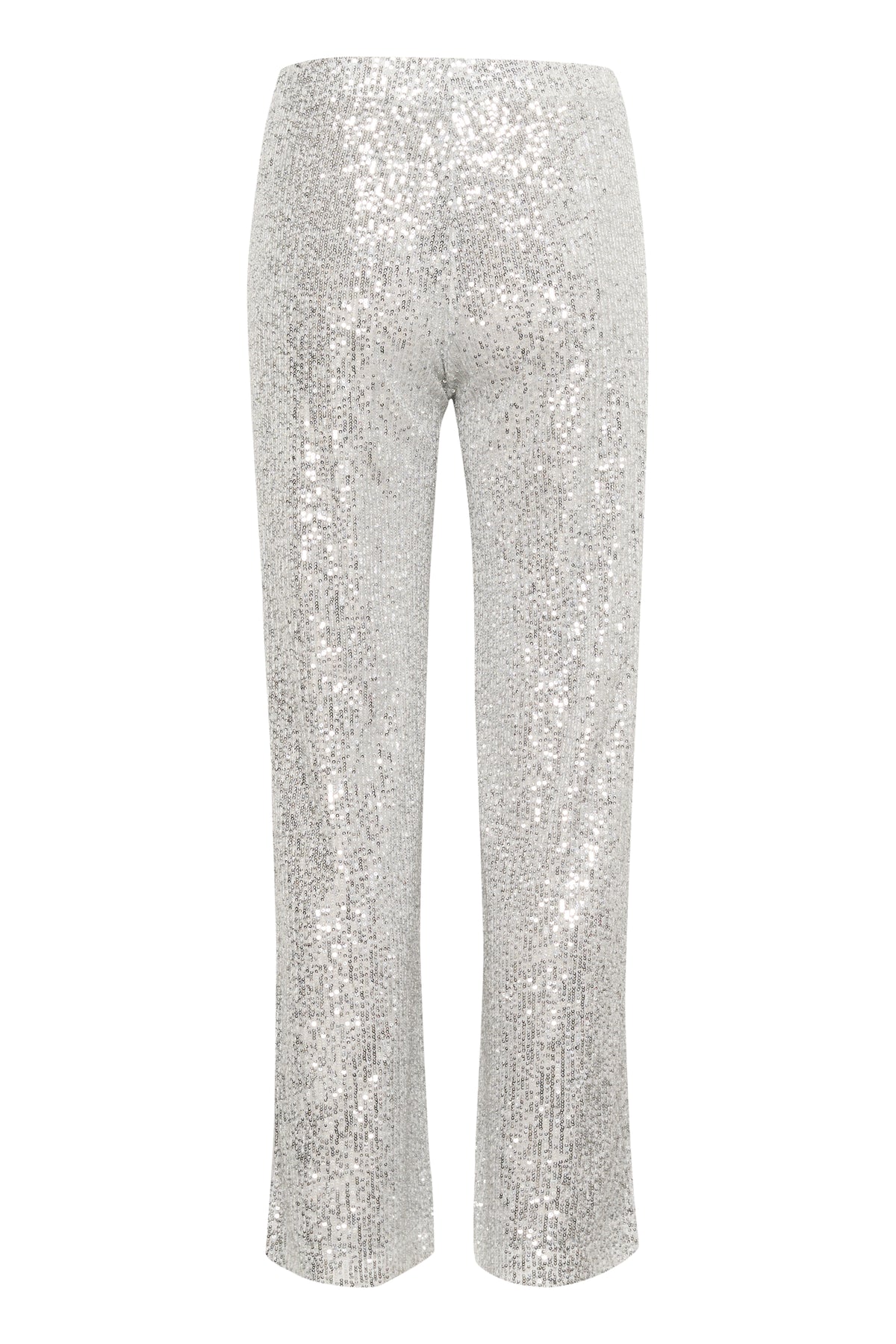 InWear Barbara Silver Sequin Wide Leg Trousers