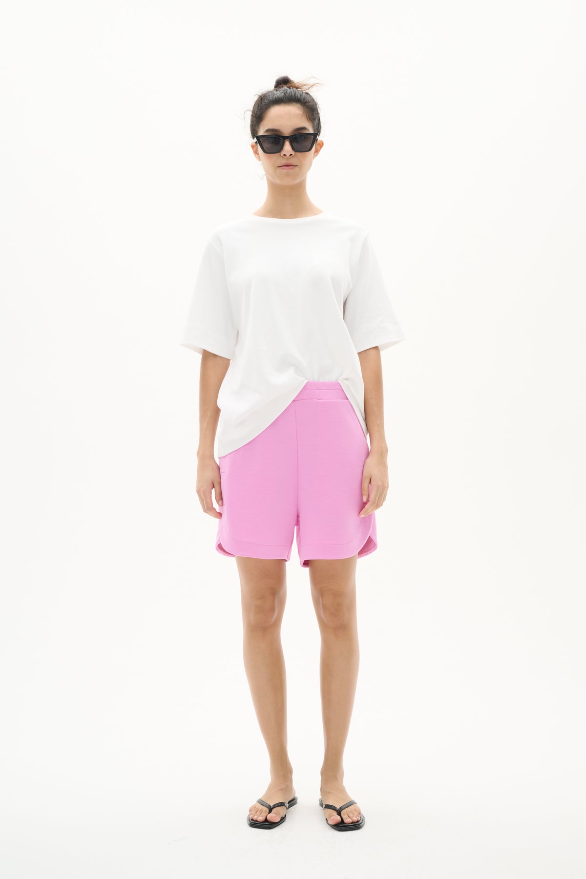 InWear Hennieh Cyclamen Modal Sports Luxe Relaxed Fit Shorts