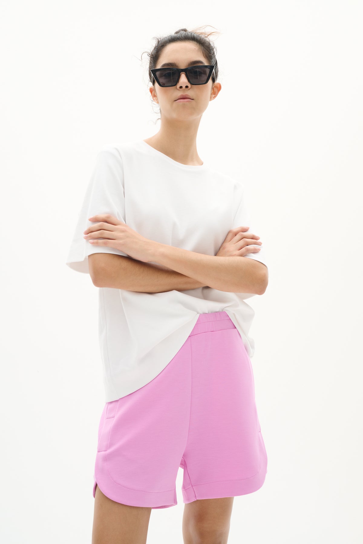 InWear Hennieh Cyclamen Modal Sports Luxe Relaxed Fit Shorts, 30110370