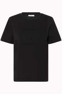 InWear Black Vincent Embossed Logo T-Shirt