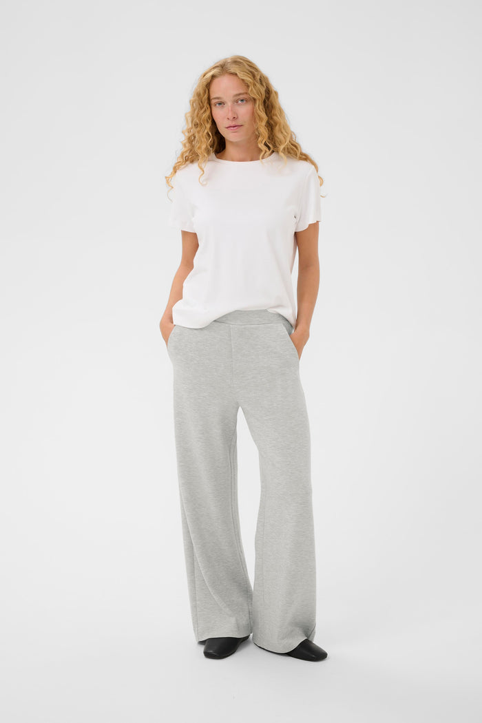 InWear Gincent Granite Melange Modal Wide Leg Joggers, 30110741