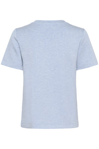 InWear Vincent Endless Sky Melange Embossed Logo T-Shirt