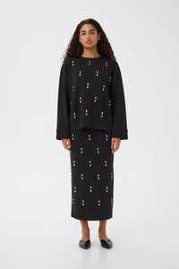 InWear Kincent Black Modal Deco Sweatshirt