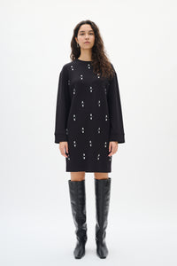InWear Kincent Black Modal Deco Tunic Dress