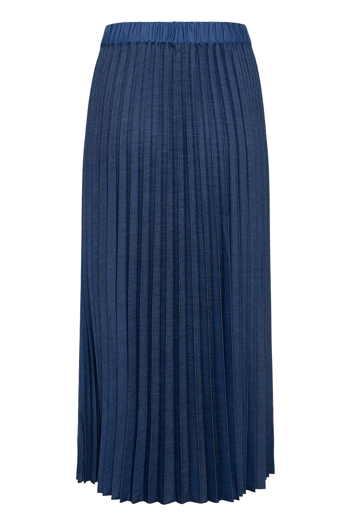 InWear Edition Cherrie Denim Pleated Maxi Skirt