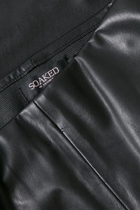 Soaked in Luxury SLKaylee Black PU Leggings, 30403303