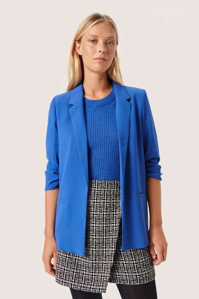 Soaked in Luxury Shirley Beaucoup Blue Blazer, 30403608