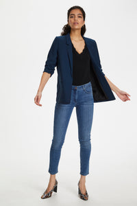 Soaked in Luxury Navy Shirley Blazer, 30403608