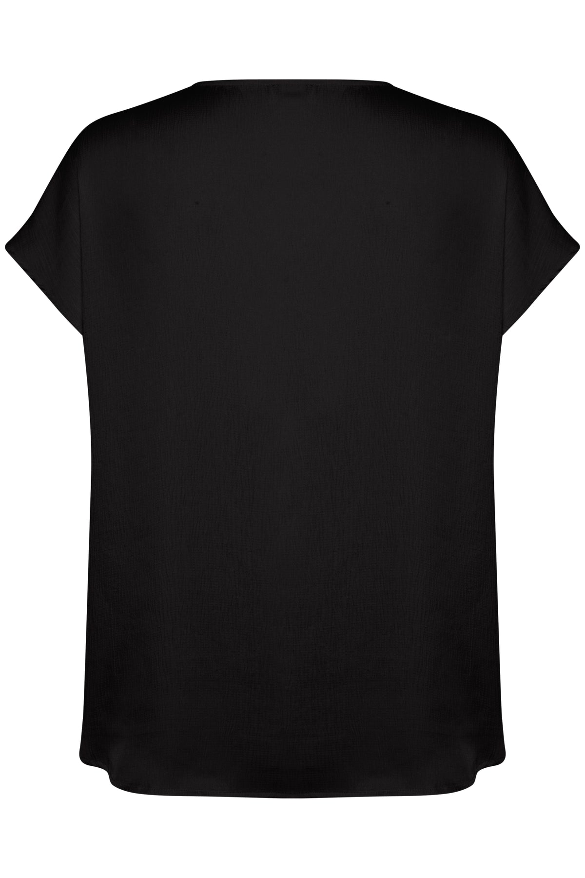 Soaked in Luxury Loana Marija Black V-Neck Blouse, 30407198