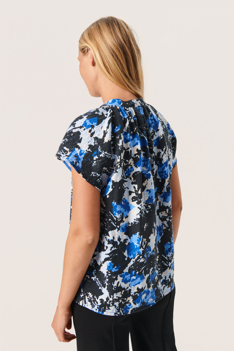 Soaked in Luxury Nicasia Marian Beaucoup Ditzy Flower Print Blouse, 30407208