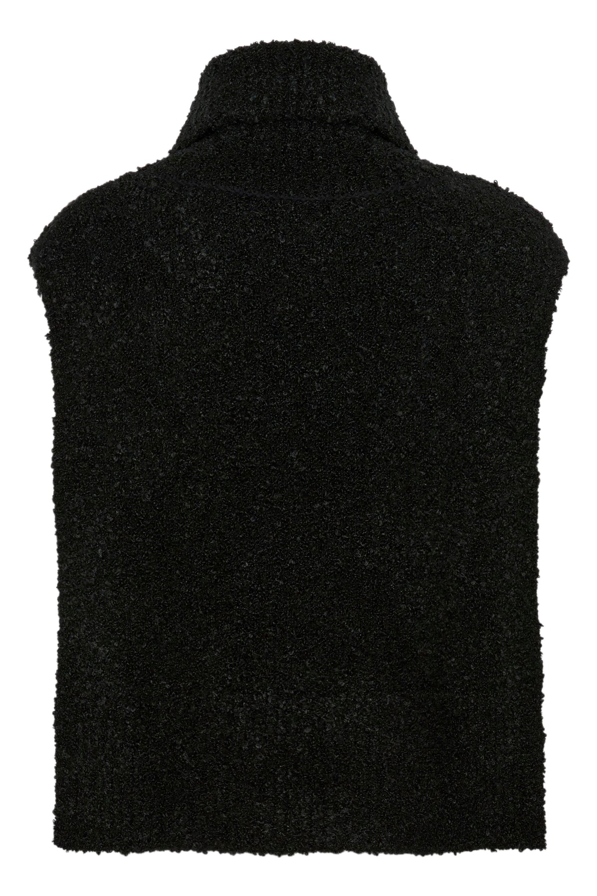 Soaked in Luxury Black SLBabbette Knitted Bib Vest, 30407799