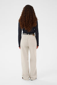 Soaked in Luxury SLSeren Salute Navy Mesh Embroidered Floral Long Sleeve Top, 30408884