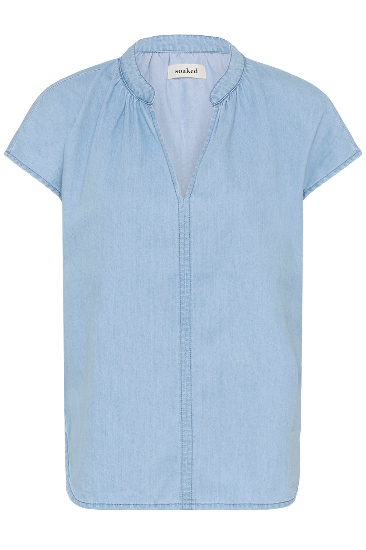Soaked in Luxury SLAdelita Ioana Denim Blue Top