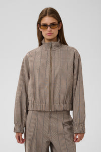 Soaked in Luxury SLKinabalu Check Bomber Jacket, 30409597