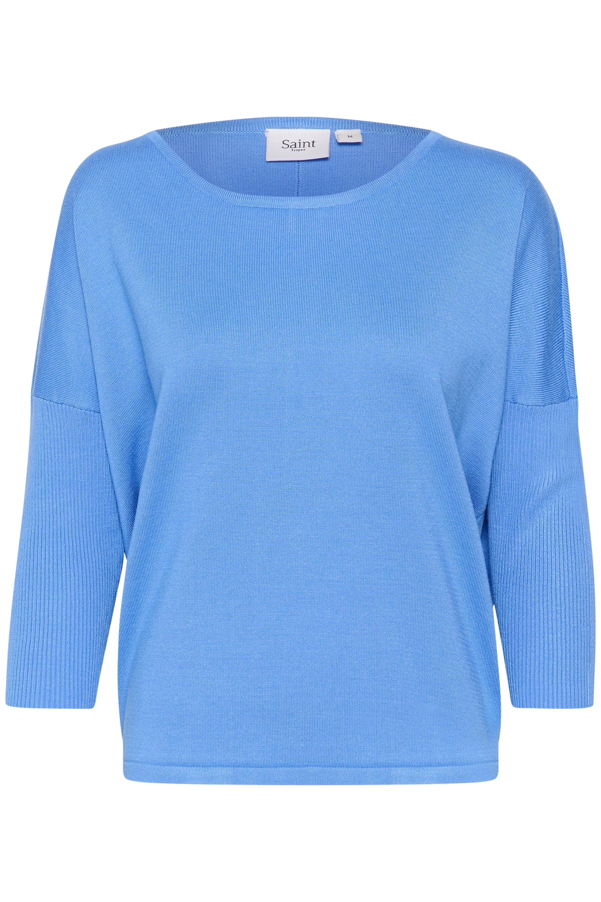 Saint Tropez Mila Provence Blue Round Neck Knit, 30500003