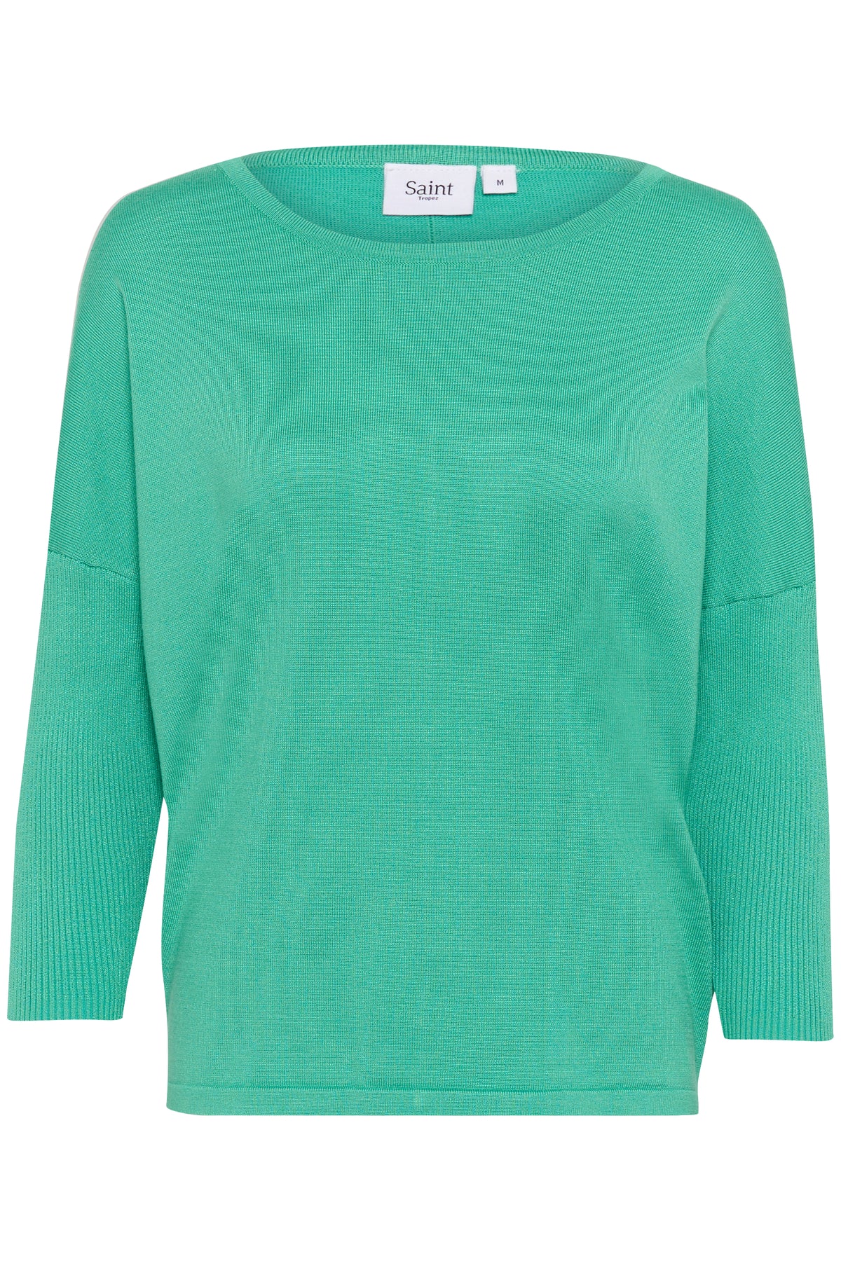 Saint Tropez Mila Gumdrop Green Round Neck Knit, 30500003