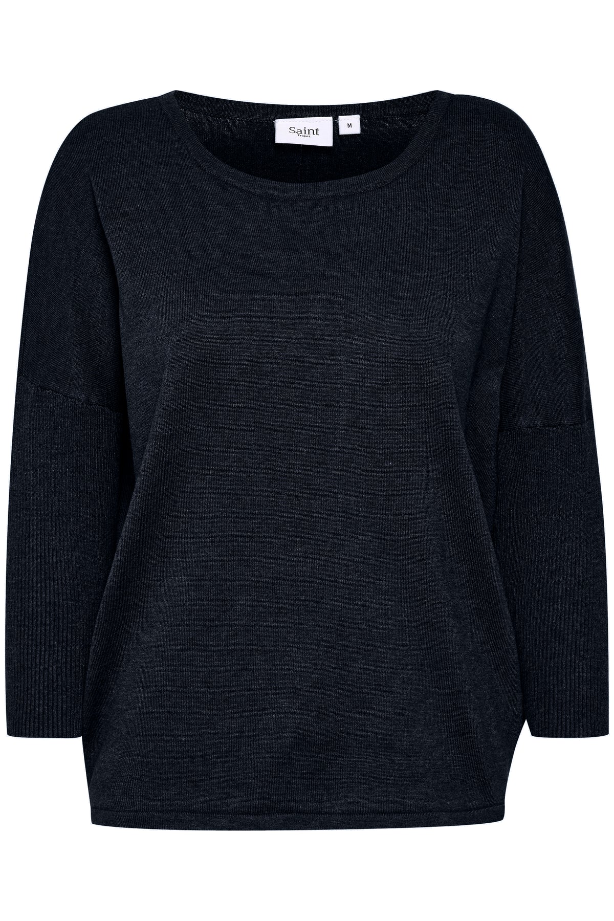 Saint Tropez Mila Dark Navy Round Neck Knit, 30500003