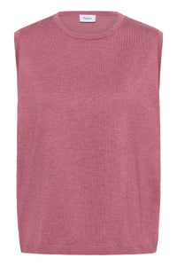 Saint Tropez Mila Dusky Pink Melange Knitted Vest