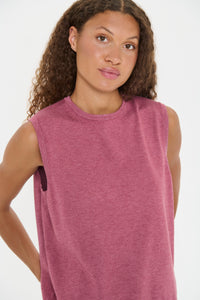 Saint Tropez Mila Dusky Pink Melange Knitted Vest