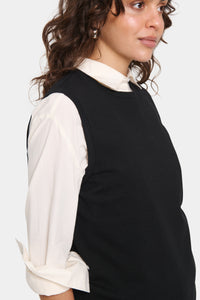 Saint Tropez Mila Black Knitted Vest