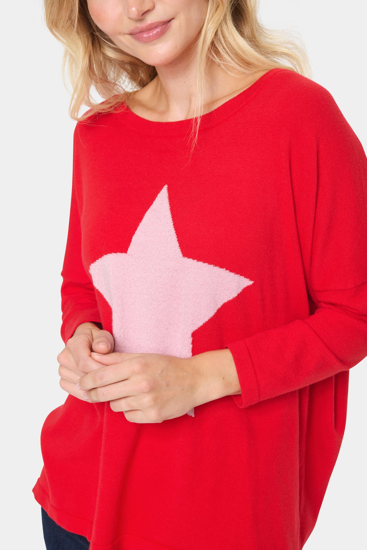 Saint Tropez Baria Racing Red Star Knit