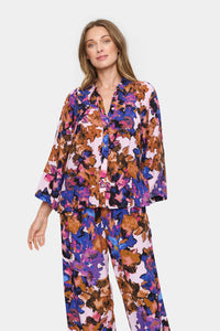 Saint Tropez Filuca Winsome Flower Print Shirt, 30513400