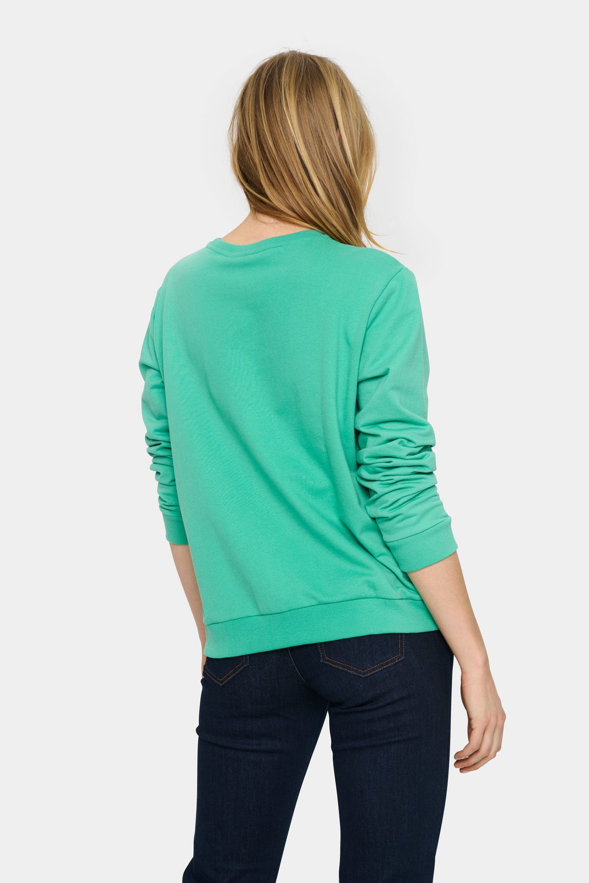 Saint Tropez Fanile Gumdrop Green Kisses Supersoft Sweatshirt, 30513435