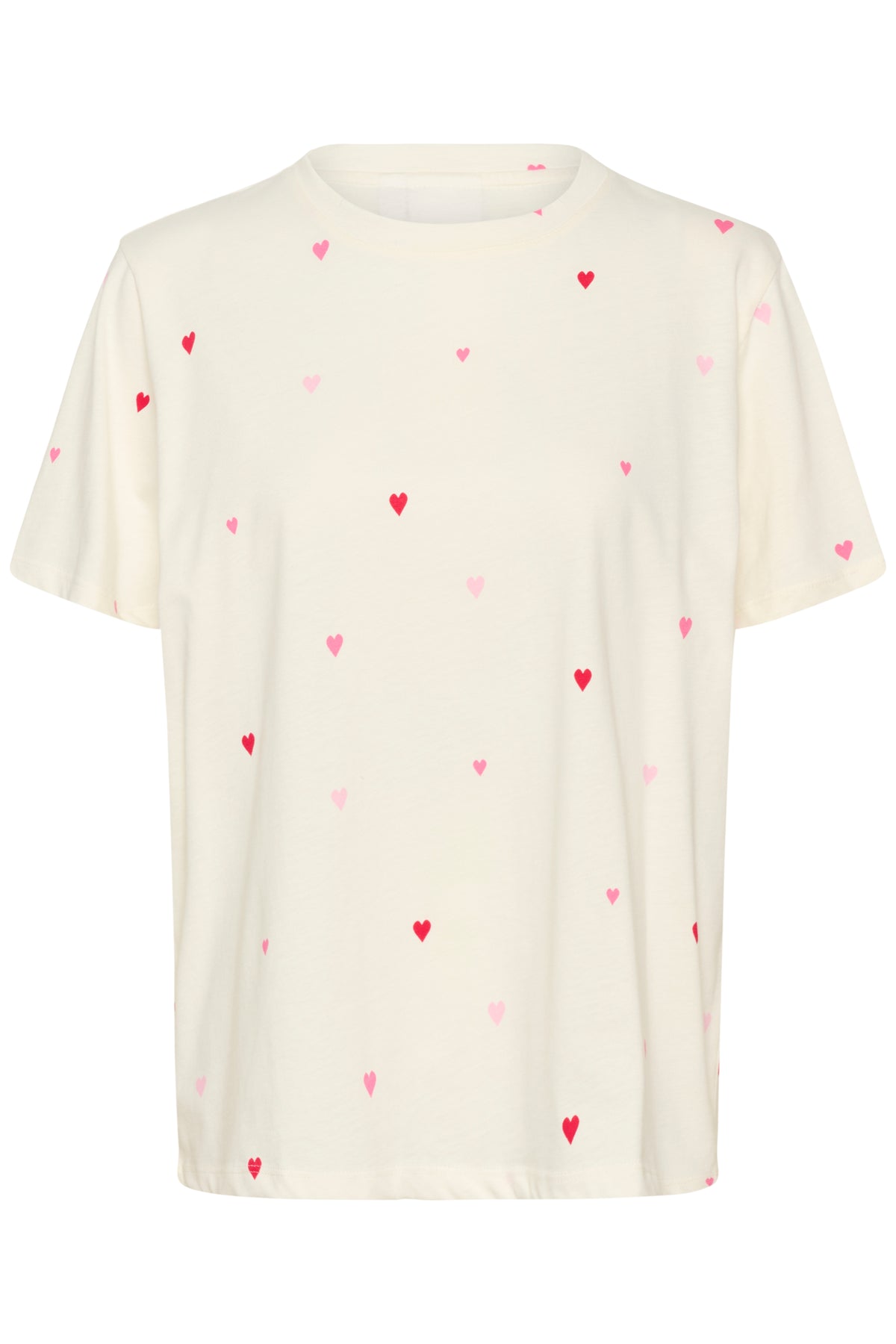 Saint Tropez Johanna Ice Pink Multi Heart Oversized T-Shirt, 30513937